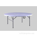 183cm Kualitas Tinggi Plastik Lipat Round Dining table